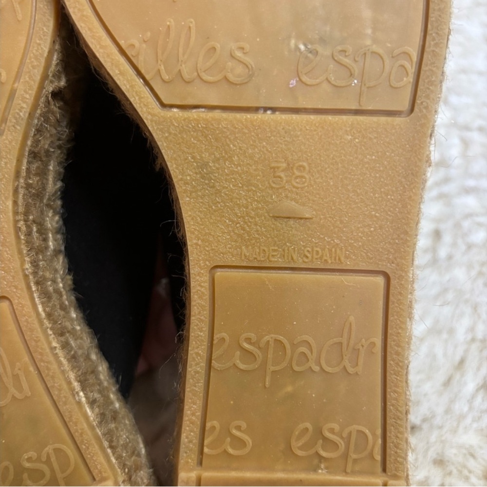 Anthropologie Black Espadrille Flats - Picture 3 of 3